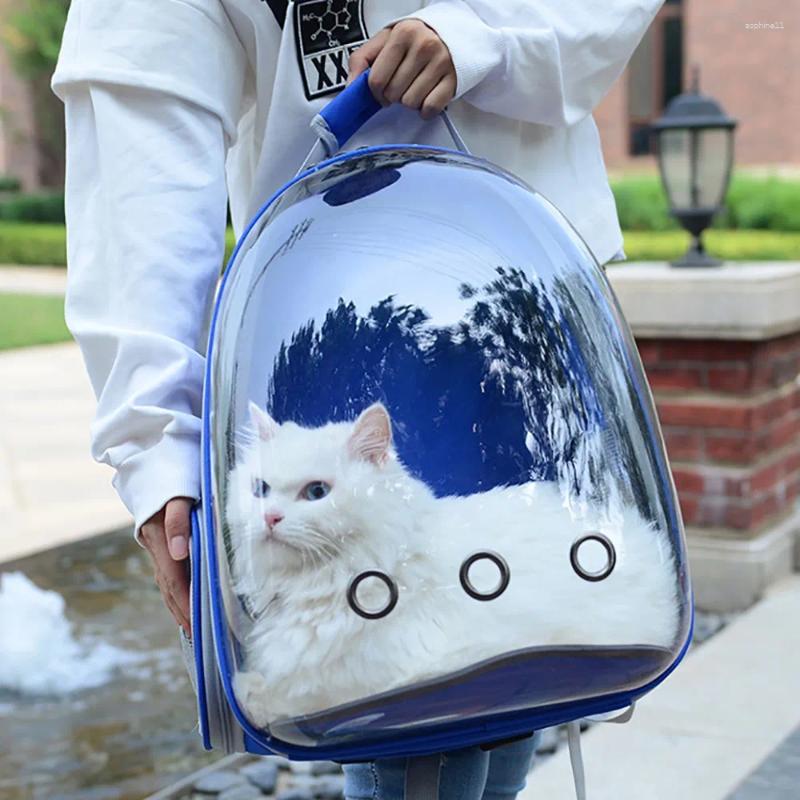Cat Carriers Carrier Bags Breathable Pet Small Dog Backpack Travel Space Cage Transport Bag Carrying For