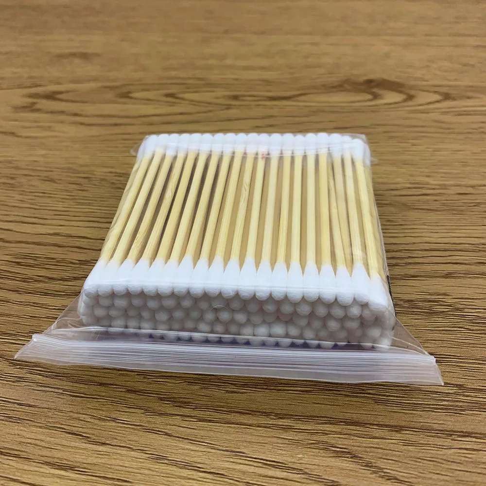 Cotton Swabs 2000pc Double Head Cotton Swab Bamboo Cotton Swab Wood Sticks Disposable Buds Cotton For Beauty Makeup Nose Ears Cleaning Tools 231007