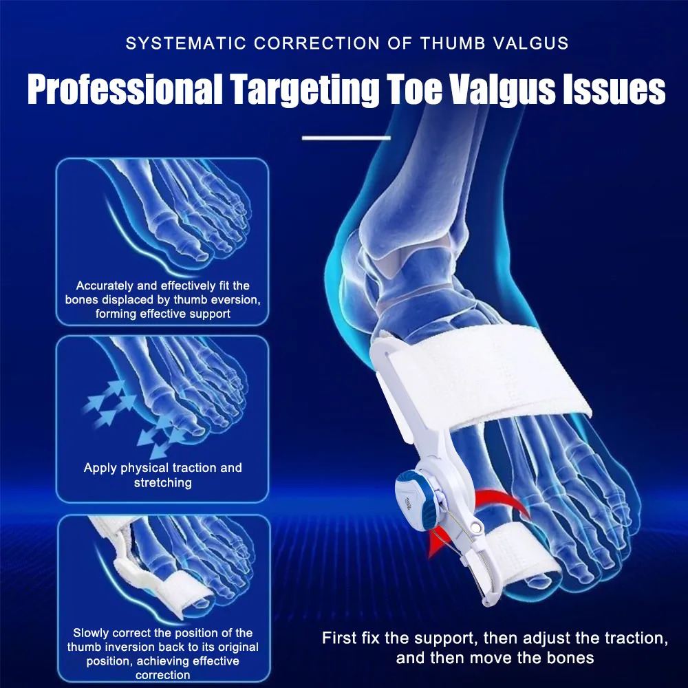 Foot Care Orthopedic Bunion Corrector Device Foot Relief Hallux Valgus Toe Correction Pedicure Feet Bone Thumb Adjuster Foot Massager 231006
