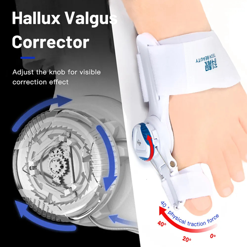 Foot Care Orthopedic Bunion Corrector Device Foot Relief Hallux Valgus Toe Correction Pedicure Feet Bone Thumb Adjuster Foot Massager 231006
