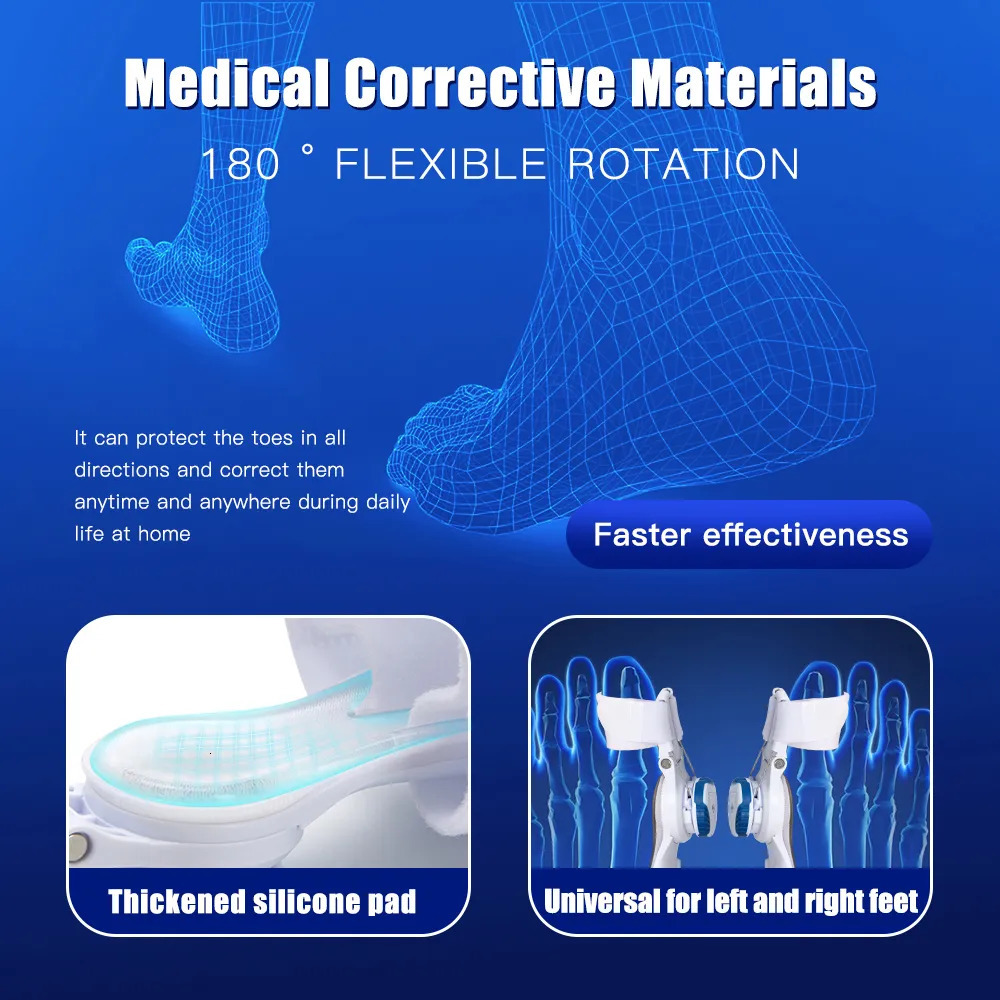 Foot Care Orthopedic Bunion Corrector Device Foot Relief Hallux Valgus Toe Correction Pedicure Feet Bone Thumb Adjuster Foot Massager 231006