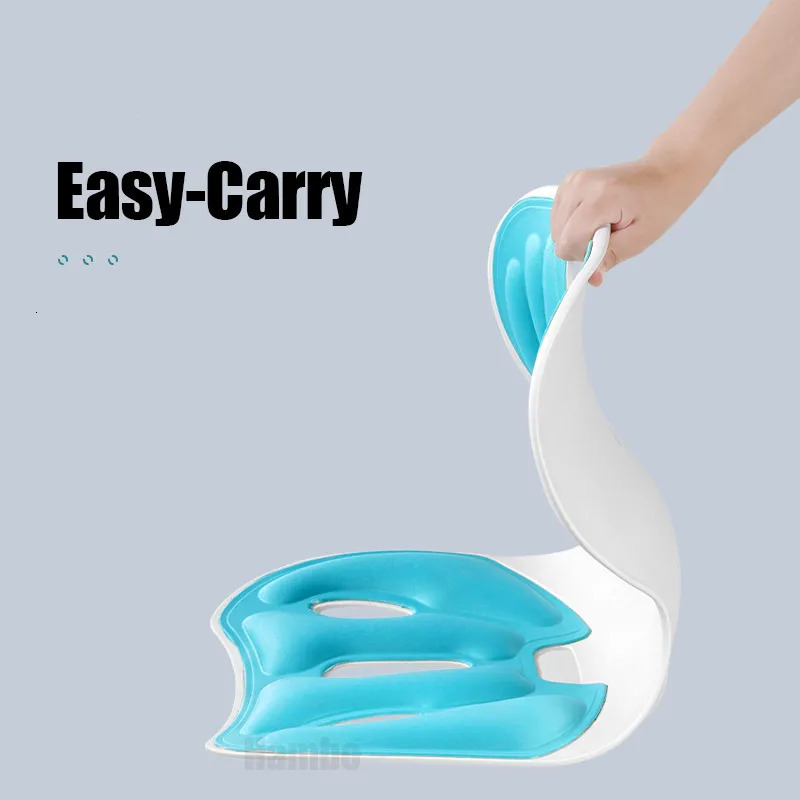 AB Zone Portable Cushion Orthopedic Chair Posture Correction Office Waist Protection Memory Cotton Seat Student Children Adults 231007