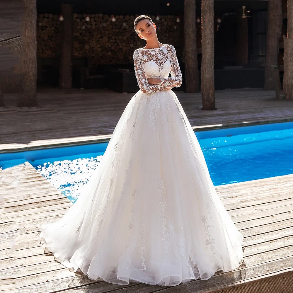 Modest Plus Size Wedding Dresses Beach Wedding Chiffon A Line Floor Length Spaghetti Straps Lace up Back Simple Elegant Boho Bridal Gowns 00555