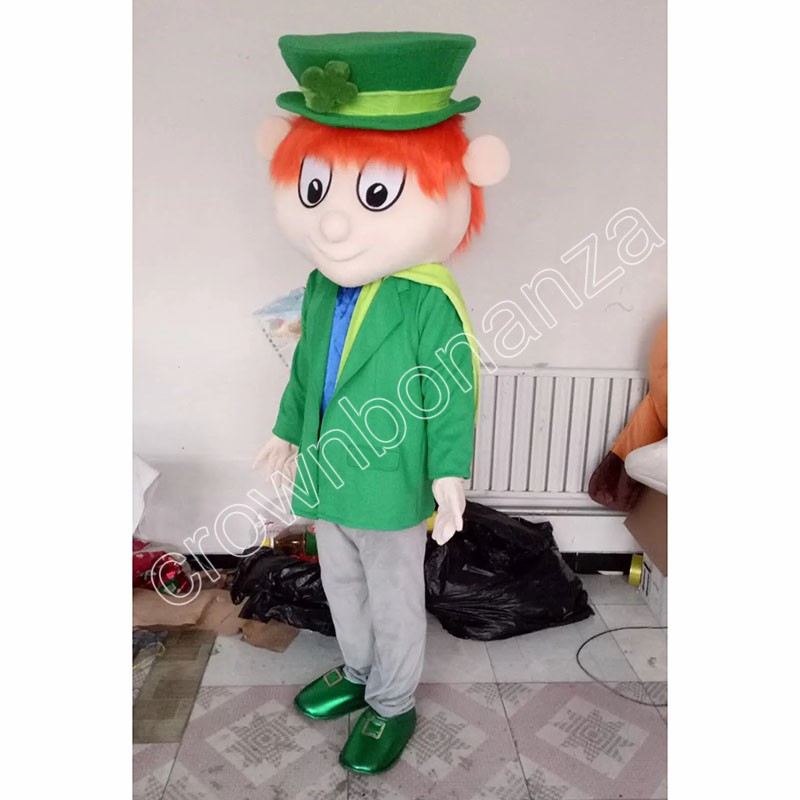 2024 green elf Mascot Costumes Halloween Cartoon Character Outfit Suit Xmas Outdoor Party Outfit Unisex Promotional Advertising Clothings