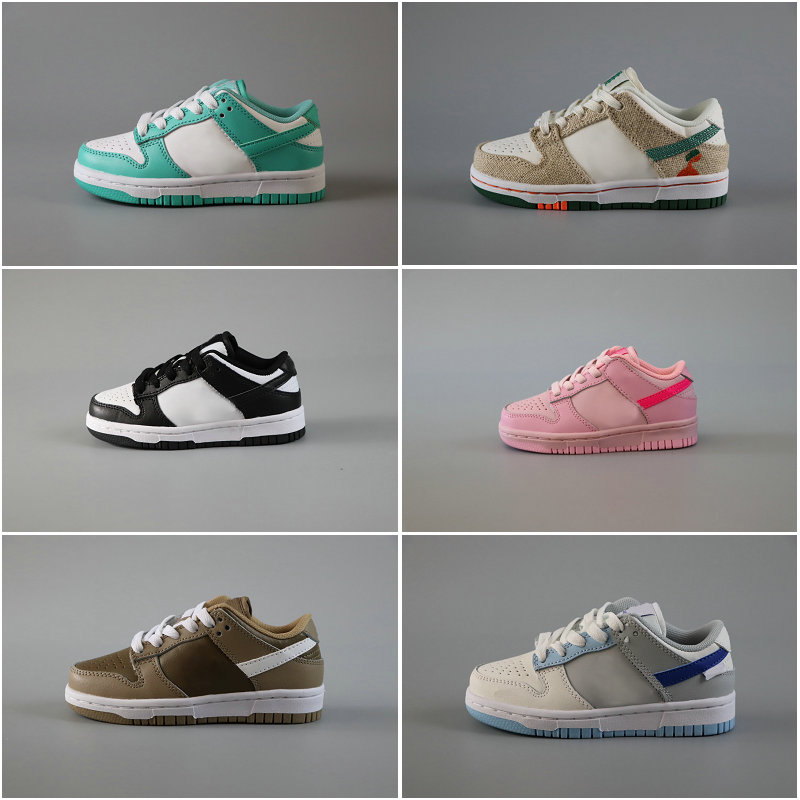 77Color ARM New Designer Kid Shoes For Boy Girl Sports Black White Low Trainers Boys and Girls Athletic Outdoor Kids Sneakers Size 25-35