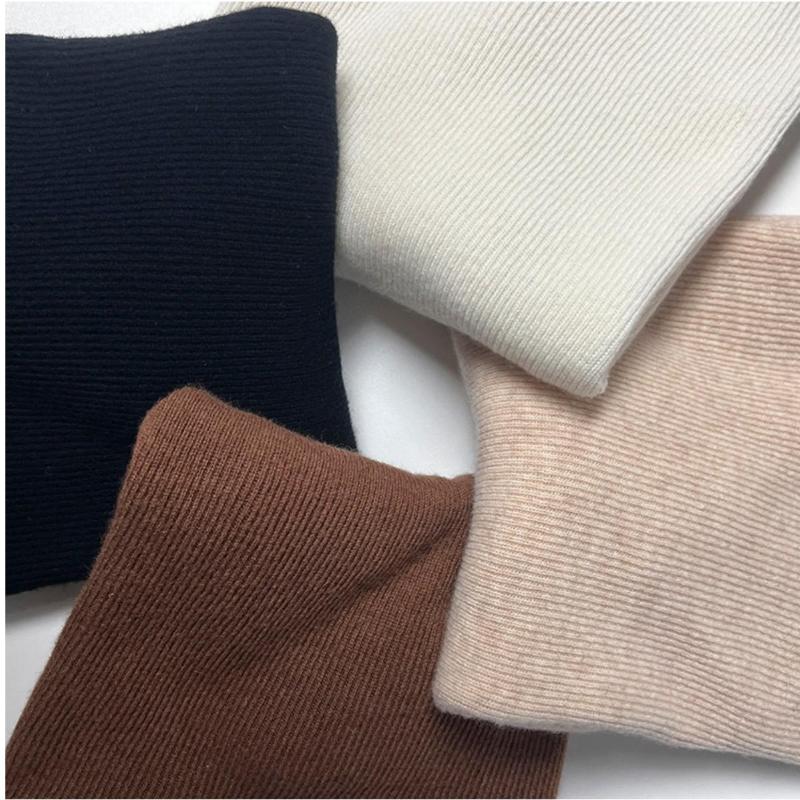 Womens Sweaters 23 Autumn/Winter Fit Versatile Soft Glutinous Wool Cashmere High Neck Seamless Knitted Underlay Sweater
