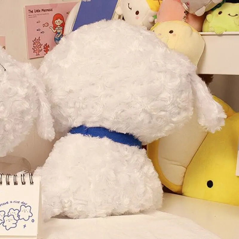 Decompression Toy Anime Crayon Shin chan Plush Toys Nohara Shiro Doll Cute White Dog Soft Stuffed Throw Pillow Kids Girlfriend Birthday Gift 231007