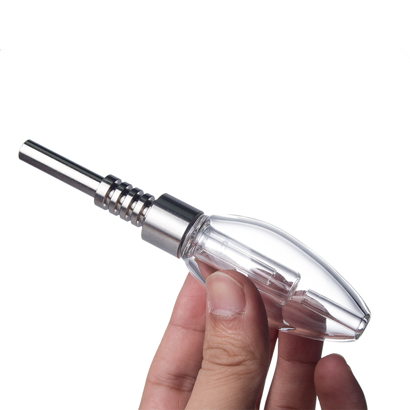 NC027 Hookah 510 Nectar Collector Glass Water Bongs Smoking Pipes Concentrate Titanium Ceramic Quartz Banger Nail Egg Style Dabber Bubbler