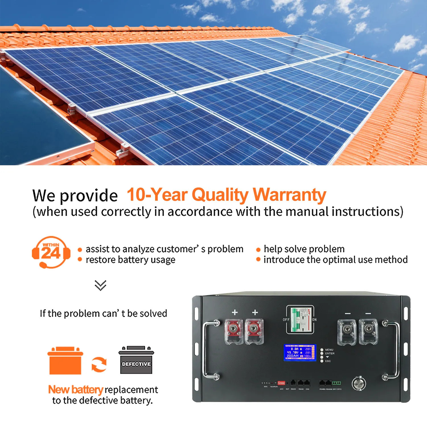 Mixer LiFePO4 48V 200Ah Battery Pack 51 2V 100Ah 120Ah 50Ah Lithium 6000 Cycles for Home RV Solar Off Grid NO Tax 231007
