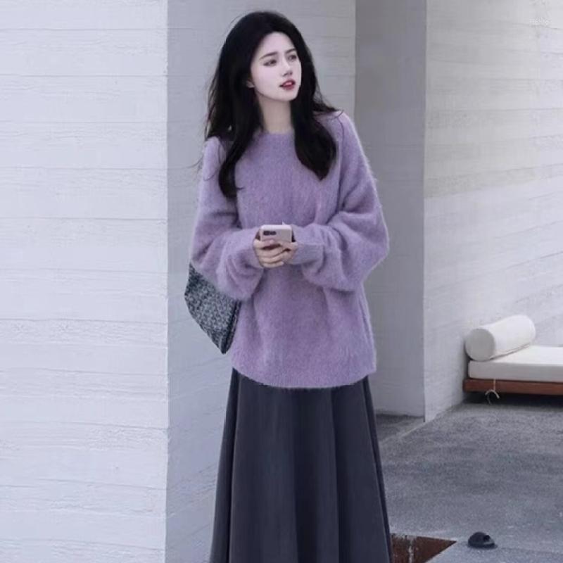 Womens Sweaters 2024 Autumn Winter Pullover Women Clothes Retro Japan Style Woman Sweater Oversize Casual Sweatshirt
