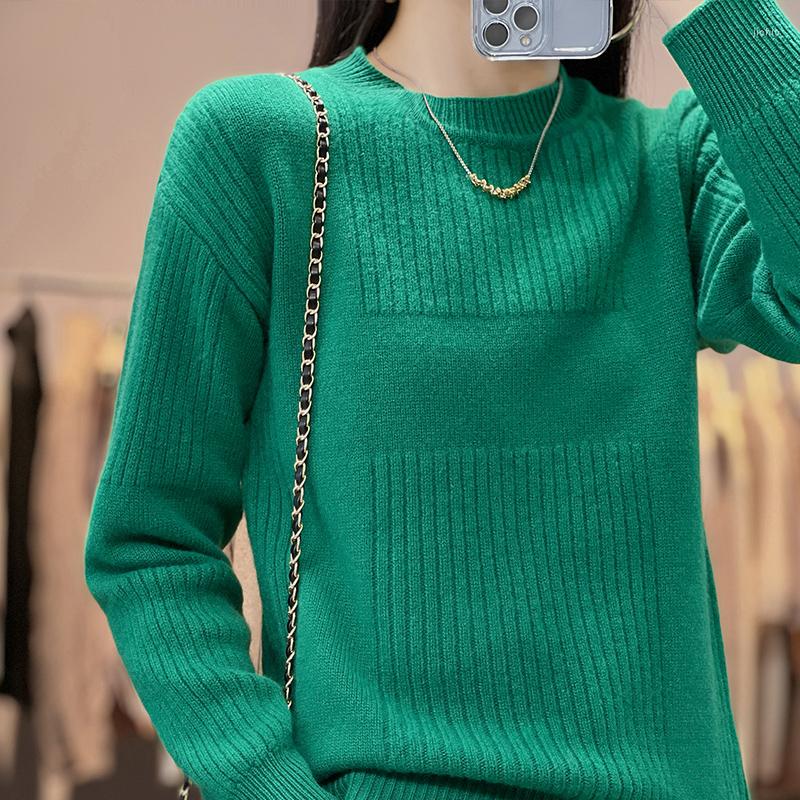Womens Sweaters Womans And Pullover Long Sleeve O-Neck Casual Coats Female Cashmere Sweater Knitted Jumper Wool Clothing Blouse