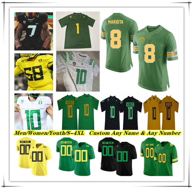 NCAA College Oregon Ducks Football Jersey Bo Nix Ty Thompson Bucky Irving James Noah Whittington Troy Franklin Gary Bryant Jr Tez Johnson Evan Williams Burch Herbert