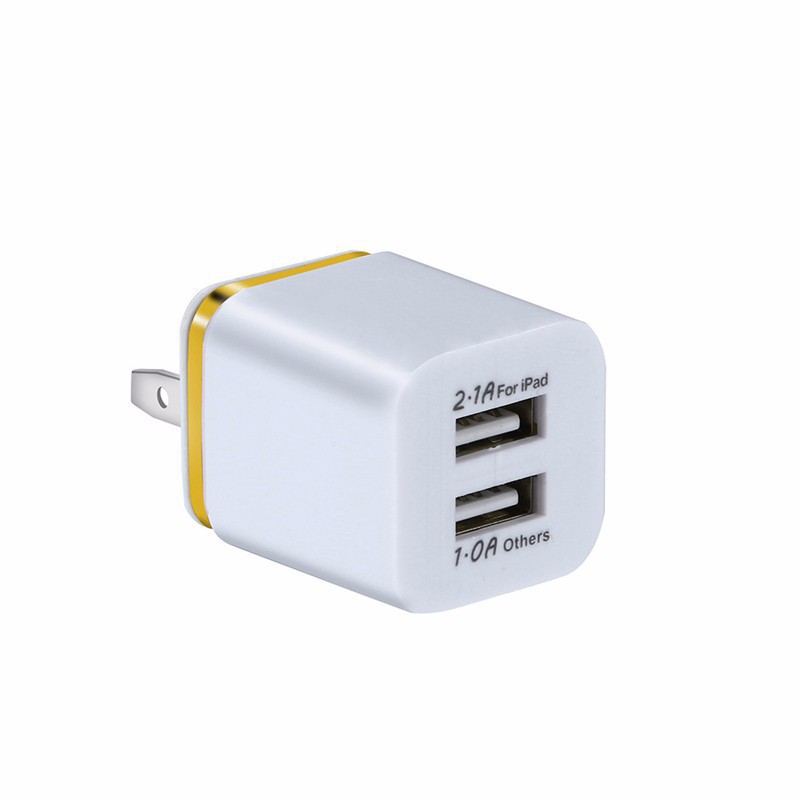 Fast Adaptive Wall Charger 5V 2.1A USB Power Adapter Cell Phone Chargers Phone Plug