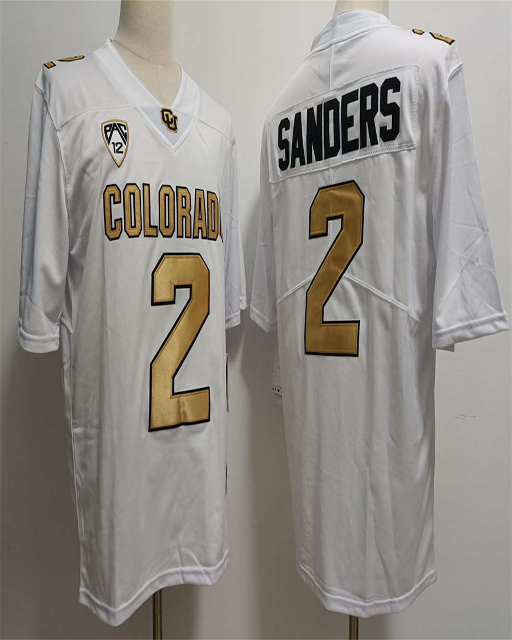#12 Travis Hunter Colorado Buffaloes Football Jersey Stitched 2023 Newest Style #2 Shedeur Sanders Colorado 100TH Anniversary Patch Jerseys S-3XL mens ncaa
