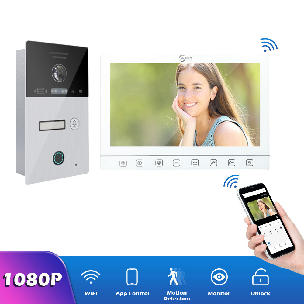 Tuya WIFI Video Intercom For Apartment 1080P Video Doorphone Call 1 Floors WIFI Doorbell Camera