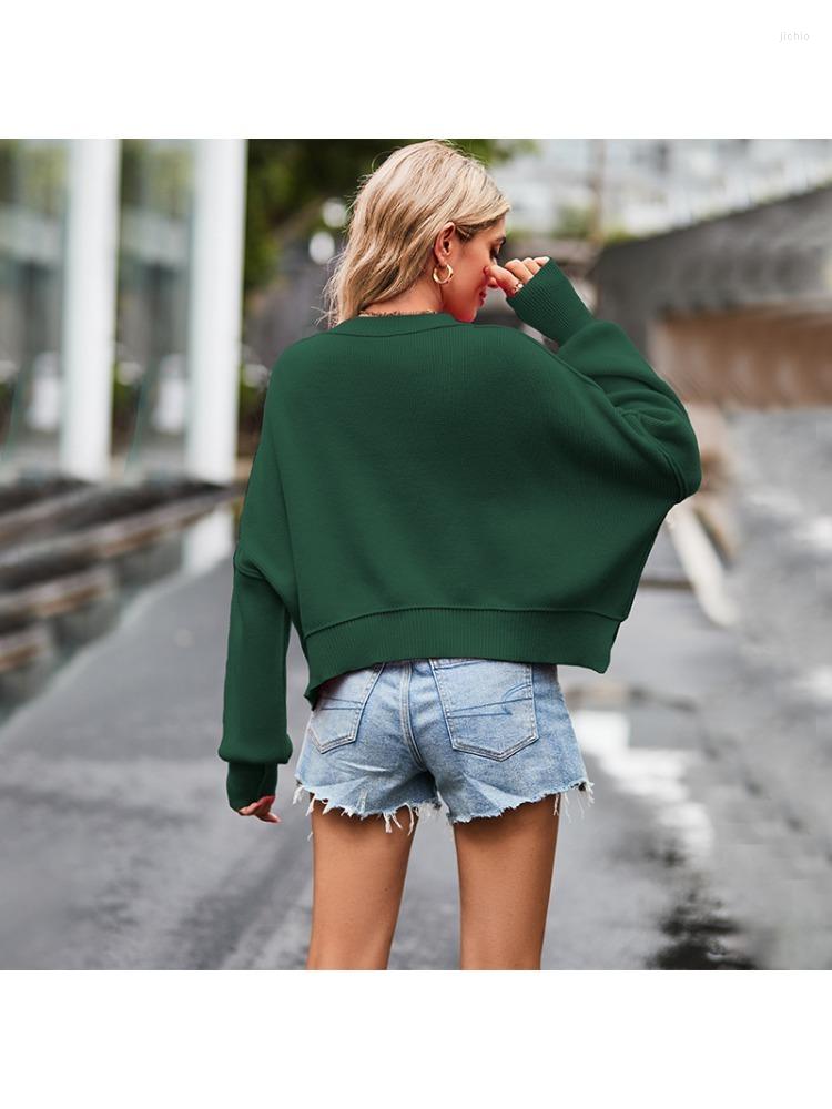 Womens Sweaters Autumn Winter Women Clothing Pullovers O-neck Long Sleeve Top Knitwear Jumpers Loose Fashion Female