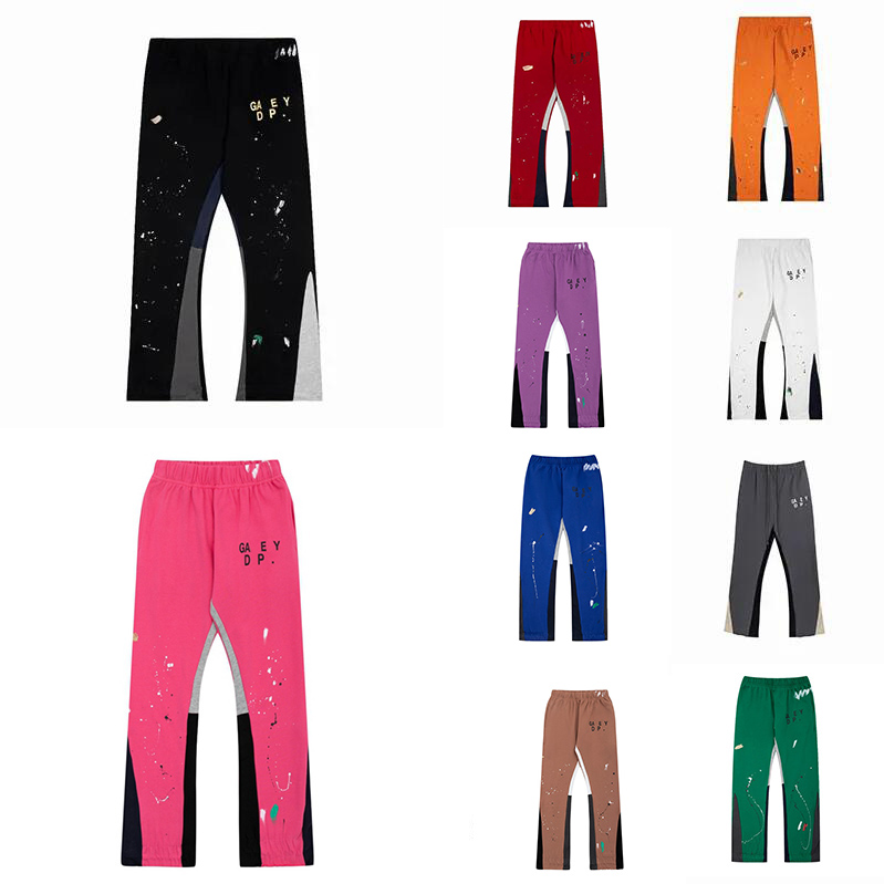 Fashion and comfort Pants Mens Womens Sweatpants Speckled Letter Print Mans Couple Loose Casual Pant