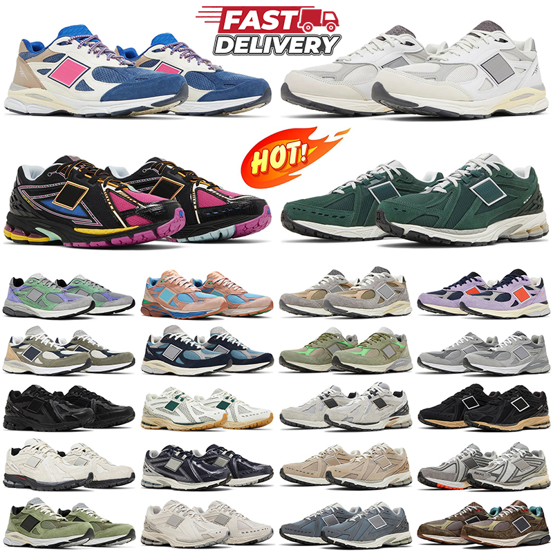 New 1906r 990 v3 running shoes for men women nb 1906 designer sneakers Protection Pack black white green sea salt Grey Navy Olive mens womens outdoor sports trainers