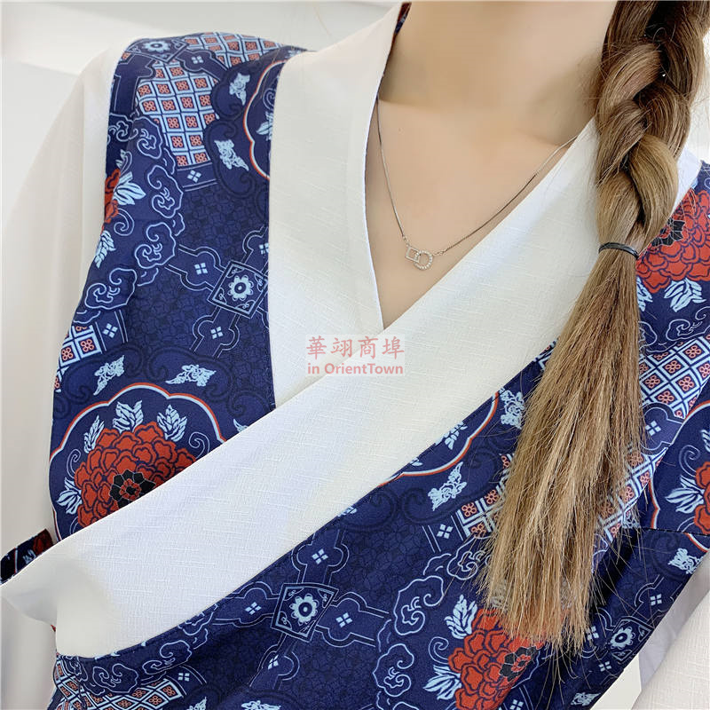 Tibetan Women Spring and Autumn Flower pattern Lhasa Clothing Travel Photography Tibet Robe Modern Chinese National Dress