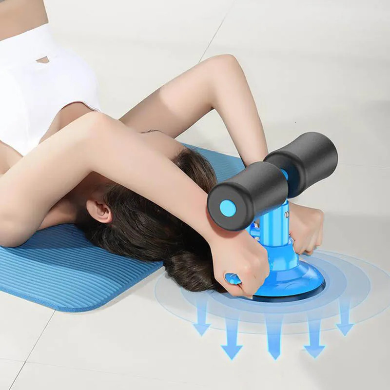 Hand Grippers Sit Up Bar for Floor Portable Suction Sit Up Assistant Device Adjustable Foot Holder Abdominal Muscle Fitness Equipment Training 231007