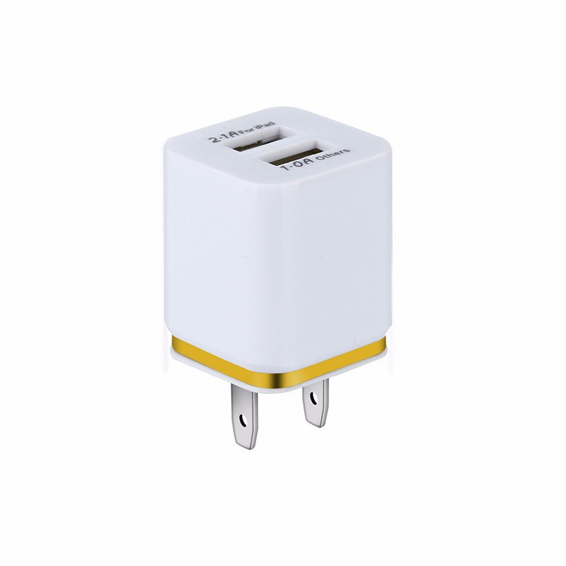 Fast Adaptive Wall Charger 5V 2.1A USB Power Adapter Cell Phone Chargers Phone Plug