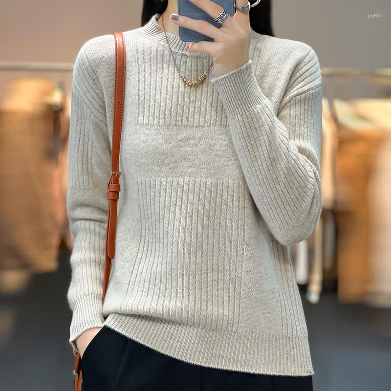 Womens Sweaters Womans And Pullover Long Sleeve O-Neck Casual Coats Female Cashmere Sweater Knitted Jumper Wool Clothing Blouse