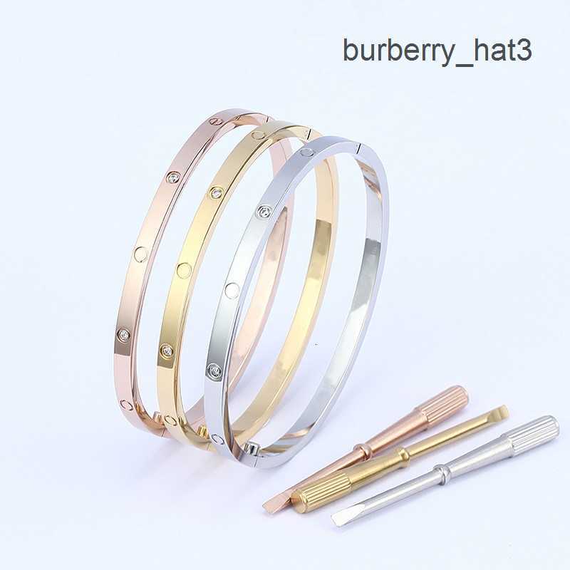 Thin Titanium Steel Bangle Women Men silver rose gold Nail Bangles Bracelet Couple Jewelry1 Men's bracelet
