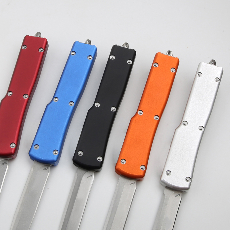 High Grade Small Tactical Knife D2 Satin Blade Aviation Aluminum Handle Outdoor Mini EDC Pocket Knives with Repair Tool
