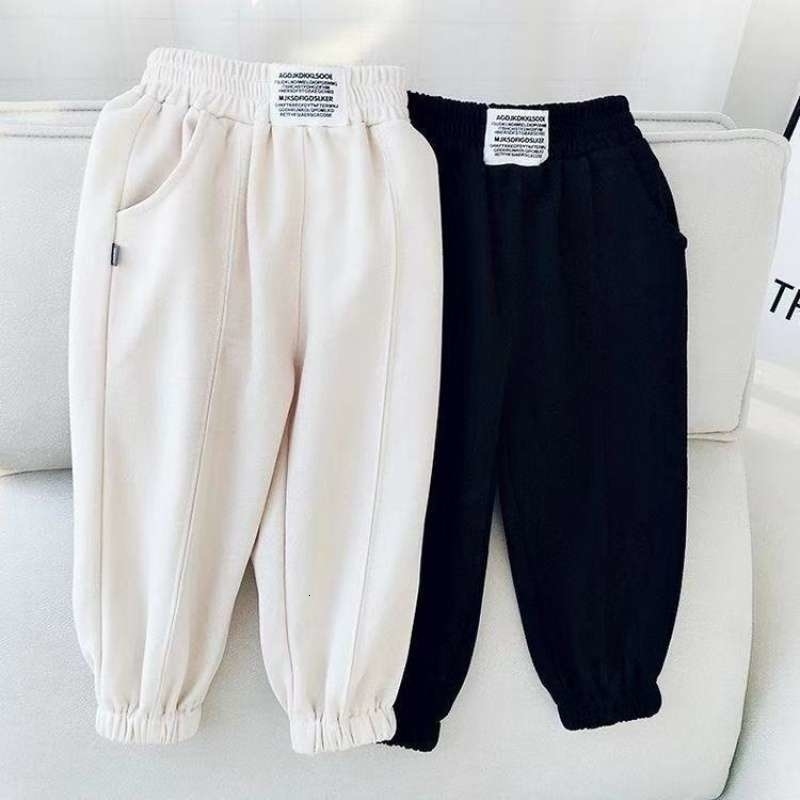 Trousers 2023 fall Children Loose Toddler Boy autumn Winter baggy Pants baby girl Fashion Sports Casual Middle School Students 231007