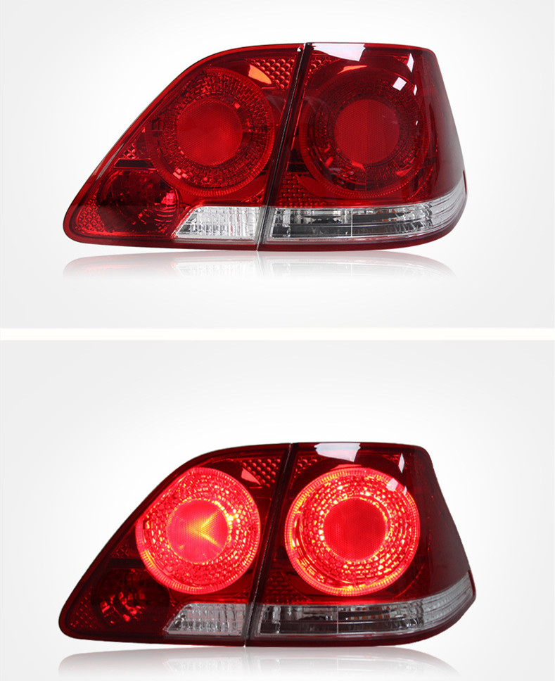 Car Taillight for Toyota 2003-2009 Crown Tail Lamp Assembly G12 Crown Modified LED Japanese Version 6-Eye Tail Lamp