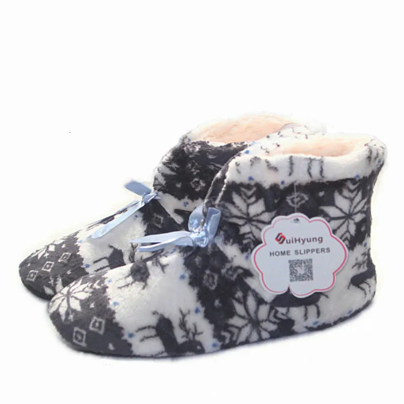 Slippers Suihyung Winter Women Slippers Warm Thick Velvet Ladies Indoor Floor Shoes Soft Plush Slippers House Slip On Cotton Female Botas 231009