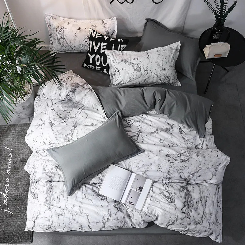 Bedding sets 3pcs Couple Duvet Cover with Pillow Case Nordic Comforter Set Quilt QueenKing Double or Single Bed 231009 - view 6