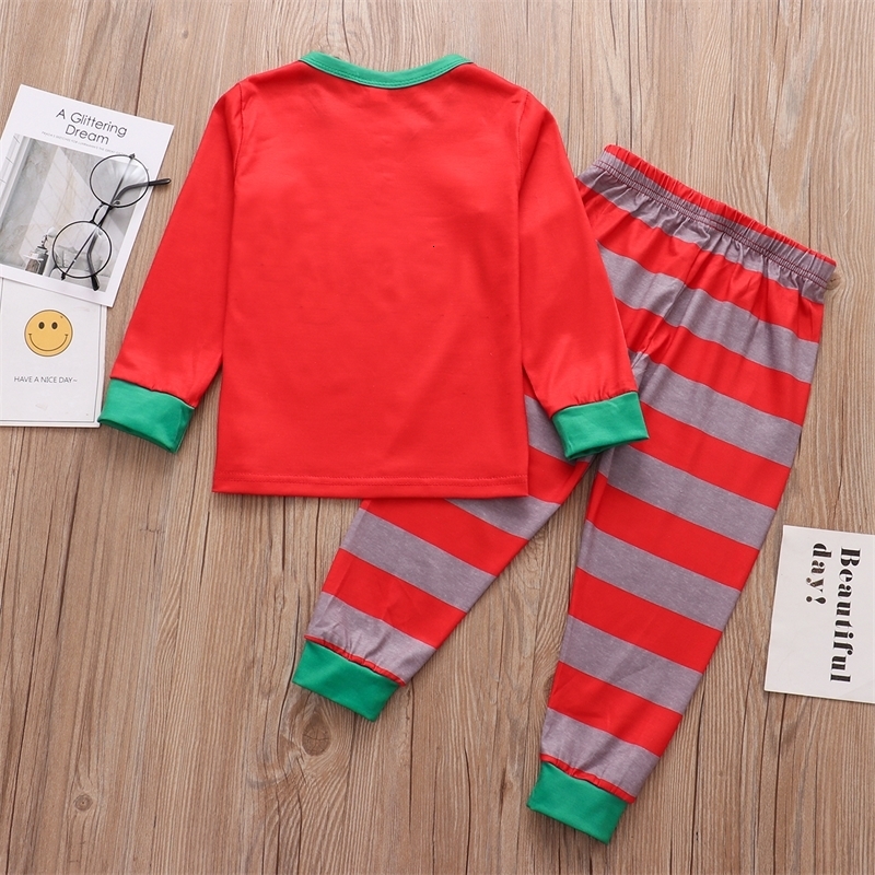 Family Matching Outfits Christmas Pajamas Clothing Set Santa Claus Clothes Xmas Adult Kids Pyjamas set Baby Romper Sleepwear 231007