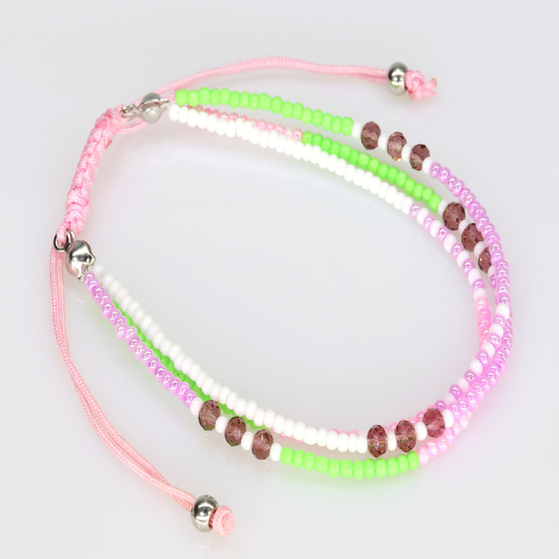 Bohemian Style Multi Layered Glass Beads Bracelet Jewelry for Wholesale