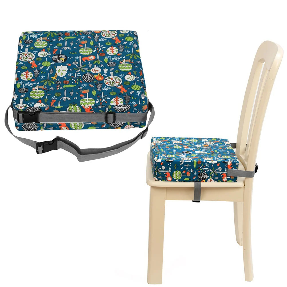 Dining Chairs Seats Children Dining Cushion Portable High Chairs Babies Toddlers Foldable Travel Booster 231006