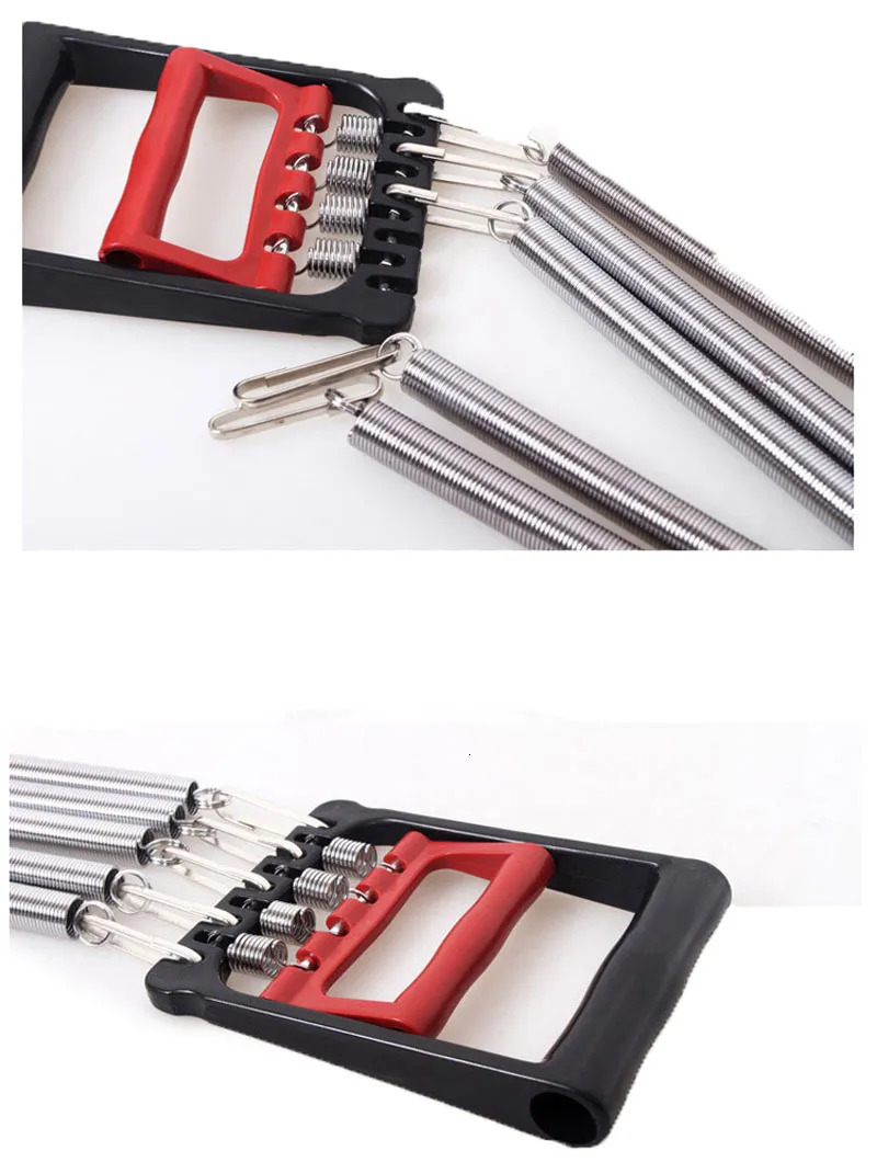 Hand Grippers arm force Gripper 5 Spring Steel Chest Developer Fiess Gym Muscle Pulling Exercise Expander