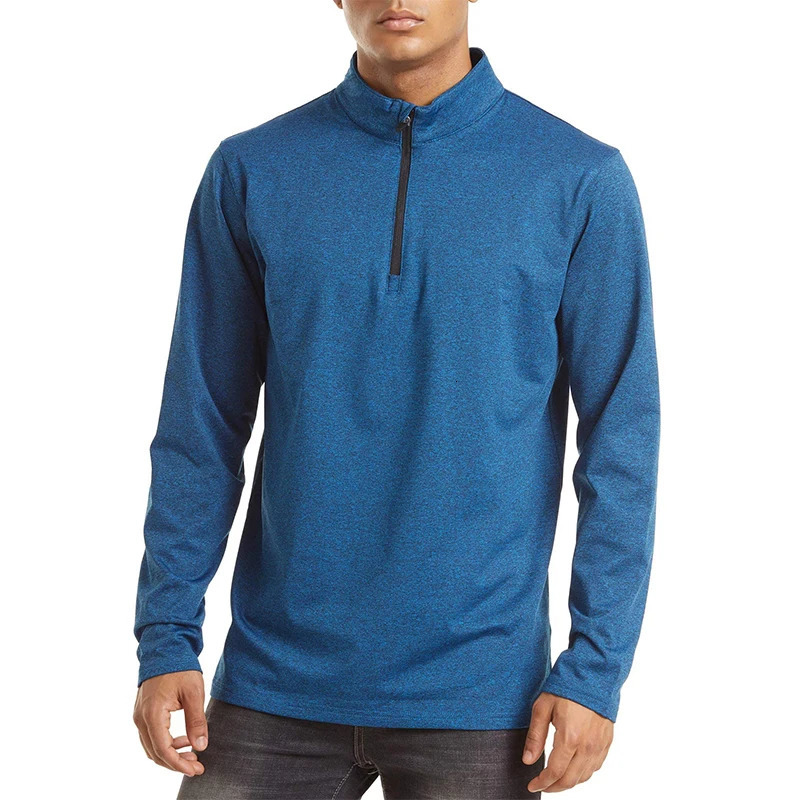 Women's Sweaters MAGCOMSEN Men's Micro-fleece Sweater Zipper Front Turtleneck Long Sleeve Breathable Warm Pullover Hiking Travel Working Shi