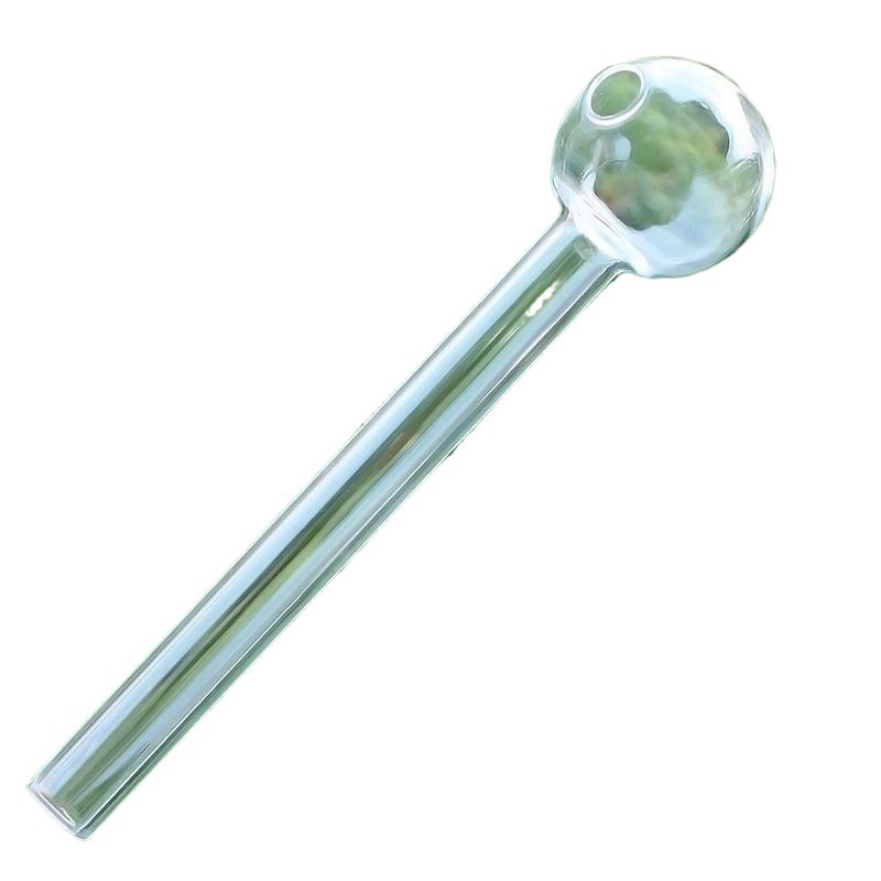 20PCS 7cm 10cm 12cm Glass Oil Burner Pipe Pyrex Smoking Pipes Clear Test Straw Tube Burners For Water Smonking Accessories