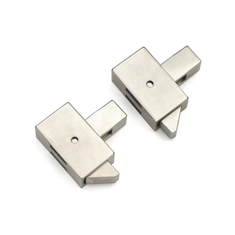 Cabinet Door Hasp Electric Box Lock Toolbox Medical Instrument Equipment Press Impact Type Spring Safety Latch hardware