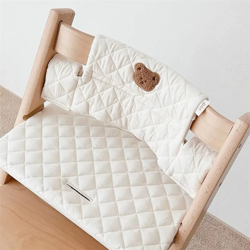 Dining Chairs Seats Baby Dining Chair Seat Cushion Pad for Stokk Tripp Trapp High Chair Replacement Removable Washable Pillow Kid Feeding Accessorie 2