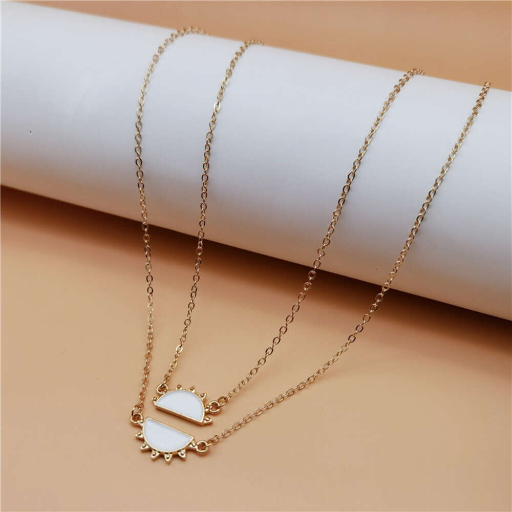 New Good Friends Sun Necklace Womens Minimalist Best Friends Friendship Bracelet Bracelets For Women Charms Vsco Friendship Aesthetic Mujer Jewelry Gi