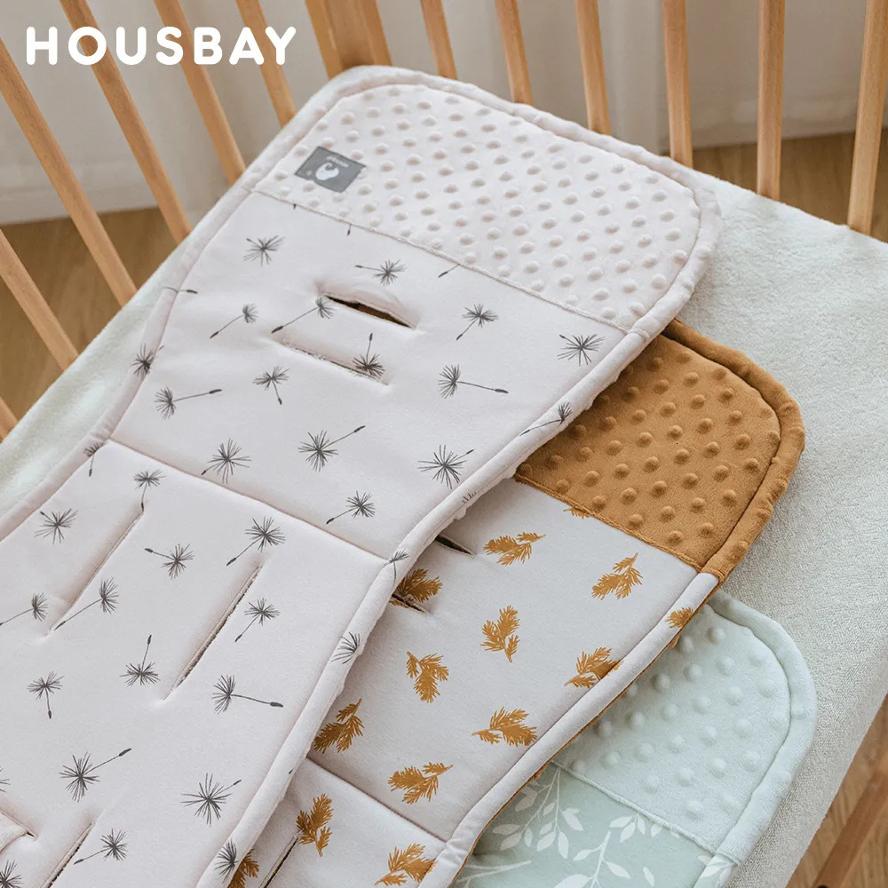 Dining Chairs Seats Stroller Cushion Universal Seat Pad Winter Soft Comfortable Cotton Kids Pushchair Car Mat Accessories 231007