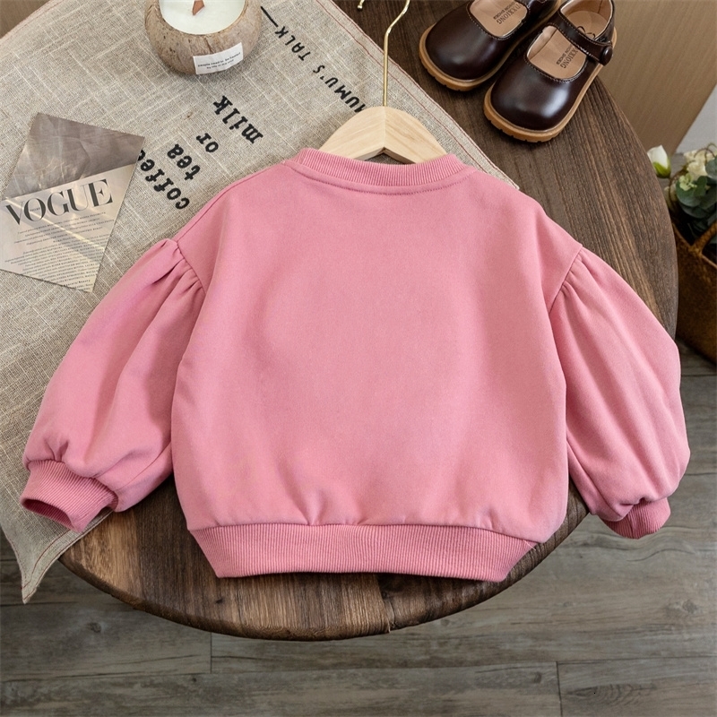 Hoodies Sweatshirts Girls T shirts 2023 Autumn Winter Sweater for Kids 3D Love Children Toddler Pullover Long Sleeve Baby Tops Outfits 231007