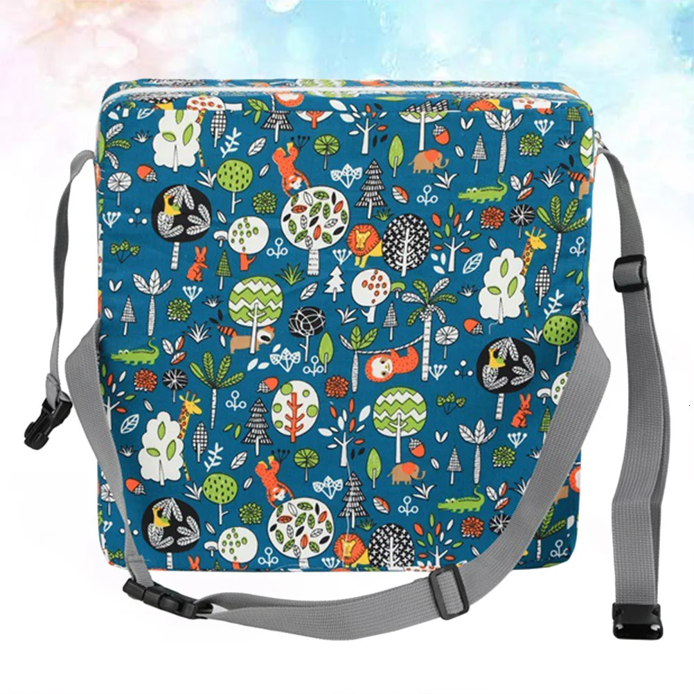 Dining Chairs Seats Children Dining Cushion Portable High Chairs Babies Toddlers Foldable Travel Booster 231006