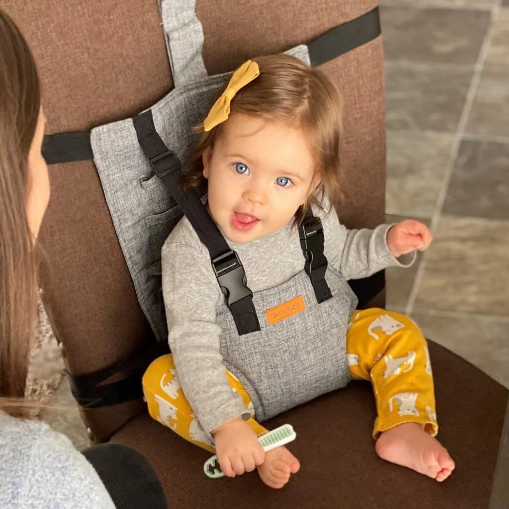 Dining Chairs Seats Baby Dining Chair Seat Belt Adjustable Kids Feeding Safe Protection Guard Car Seat High Chari Harness Stop Baby Slipping Falling 2