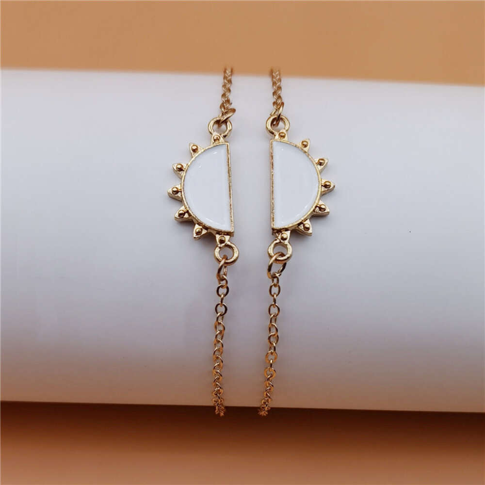 New Good Friends Sun Necklace Womens Minimalist Best Friends Friendship Bracelet Bracelets For Women Charms Vsco Friendship Aesthetic Mujer Jewelry Gi