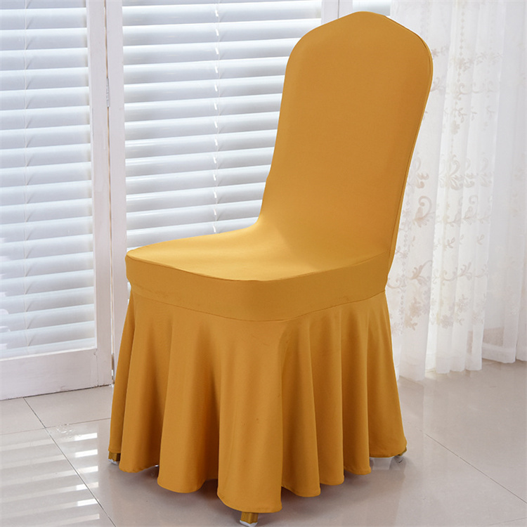 White Chair Cover Spandex Chair Cover for Wedding Banquet