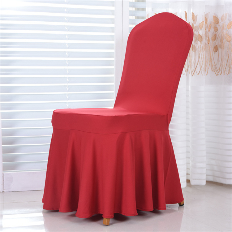 White Chair Cover Spandex Chair Cover for Wedding Banquet