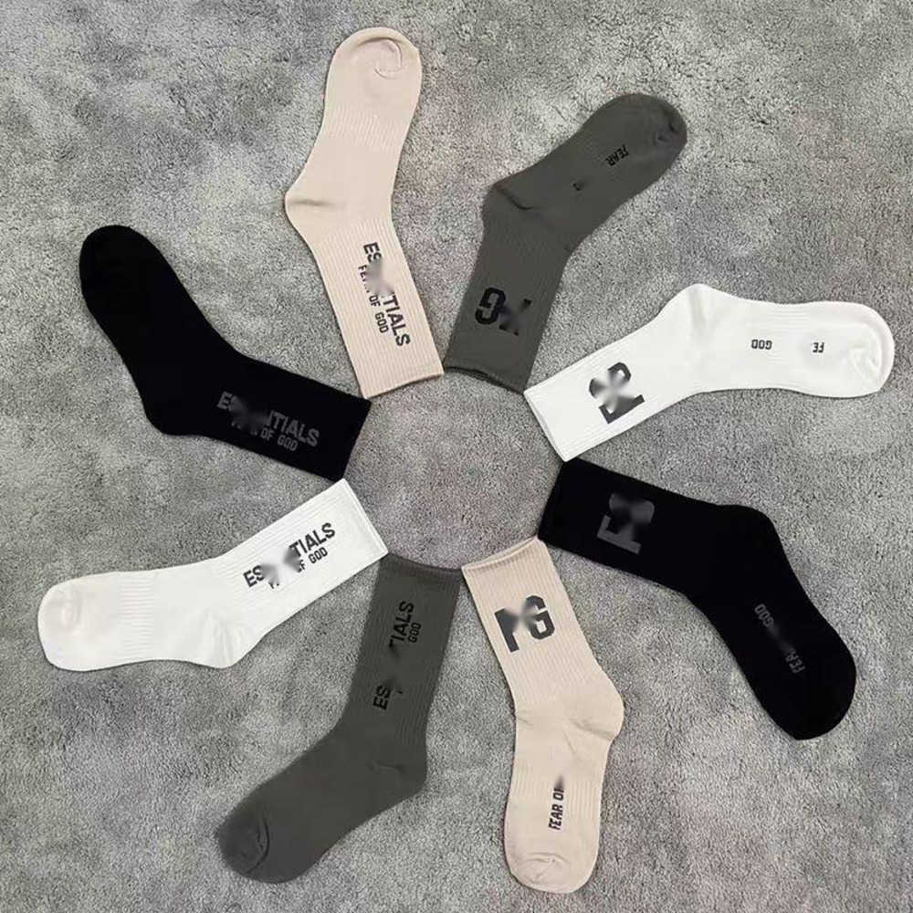 Men's Socks Fog Double Line es High Street Fog Letter Socks Seasonal Trendy Brand Sports Socks