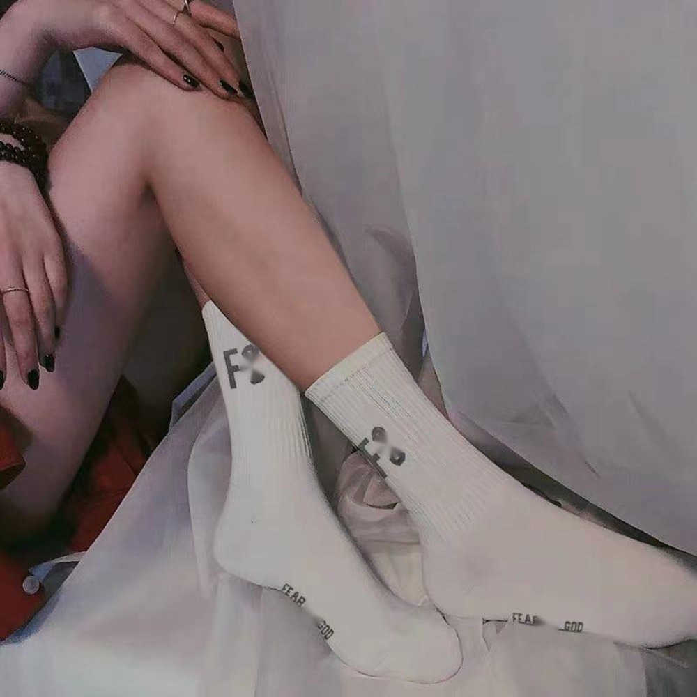 Men's Socks Fog Double Line es High Street Fog Letter Socks Seasonal Trendy Brand Sports Socks